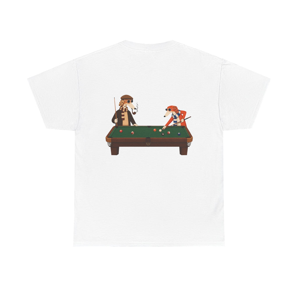 Fred The Dog Collection/ Premium tee/ Fred Playing Pool
