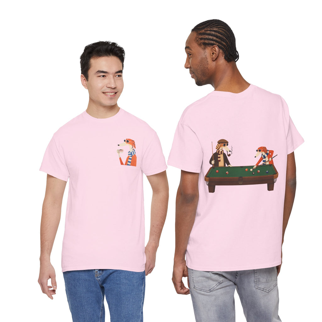 Fred The Dog Collection/ Premium tee/ Fred Playing Pool