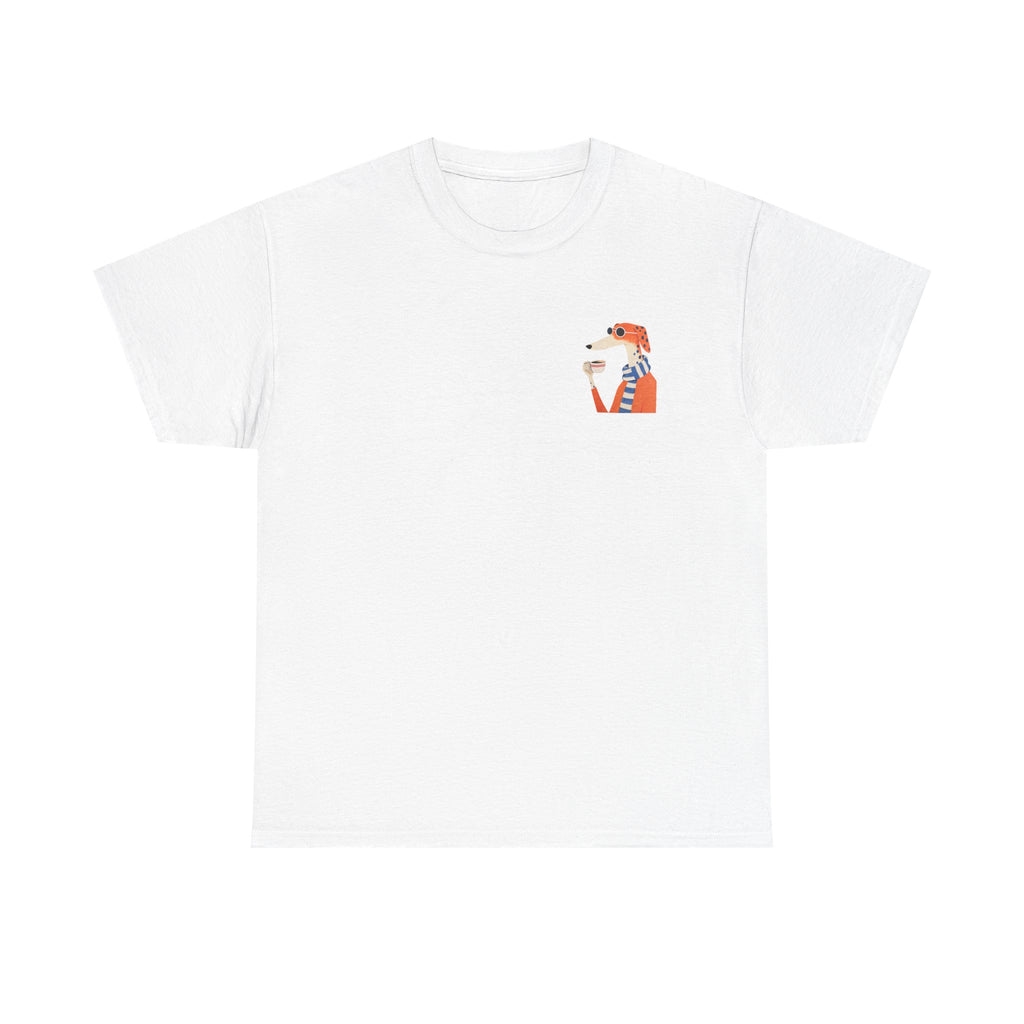 Fred The Dog Collection/ Premium tee/ Fred Playing Badminton