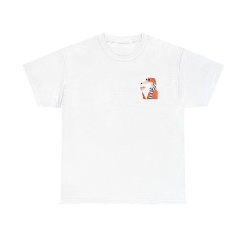 Fred The Dog Collection/ Premium tee/ Fred Playing Badminton